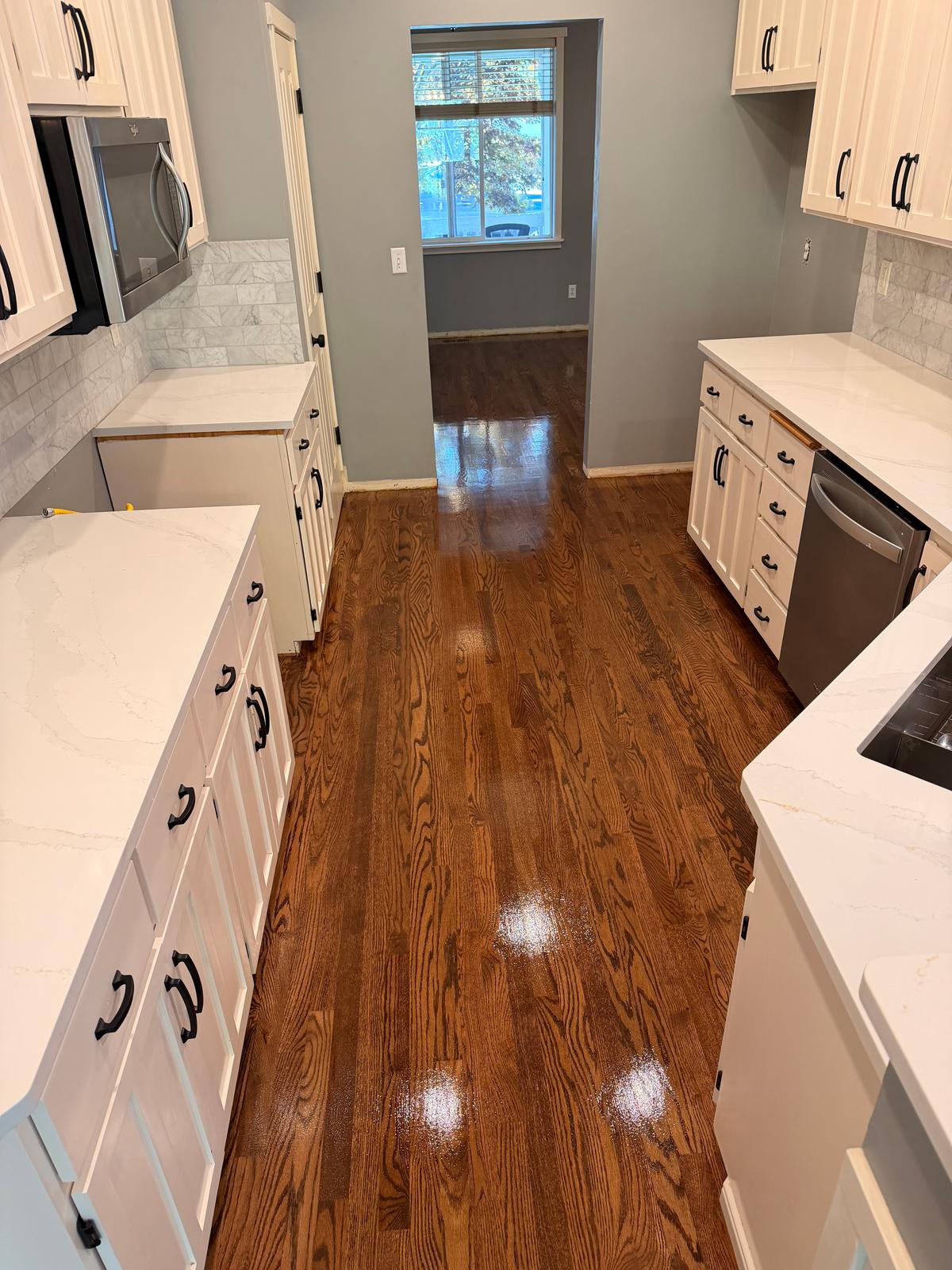 Hardwood refinishing - Federal Way, photo 1
